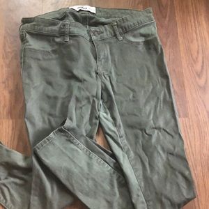 Olive Green Hollister Jeans